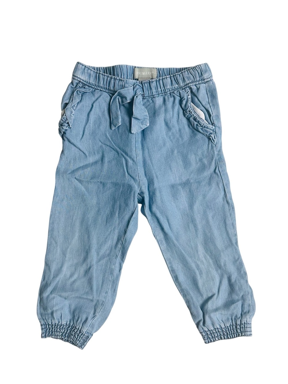 Primark Chambray Pants Size 12-18 Months